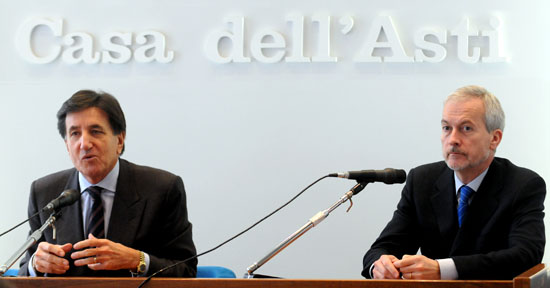 Casa dell?asti: Paolo Ricagno presidente e Aldo Squillari direttore del Consorzio dell'Asti